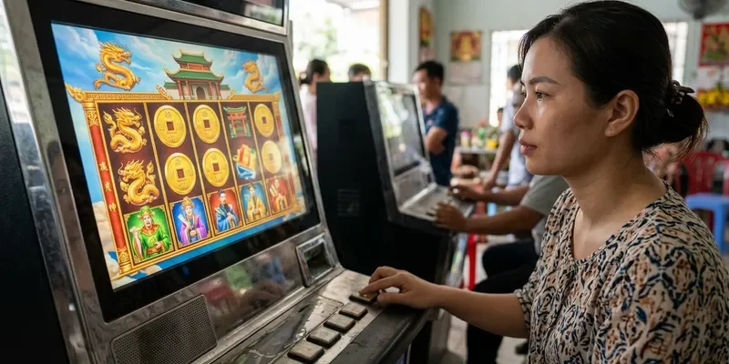 Hình ảnh giao diện quay hũ thần bài miền tây 789Club