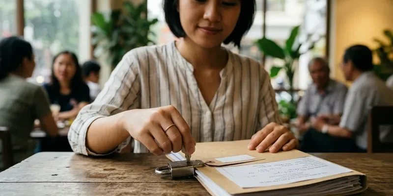 Minh họa cam kết giữ kín thông tin riêng tư hội viên